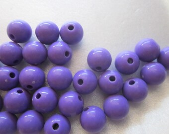 Blue White Mixed Style Acrylic Round Flower Beads Jewelry