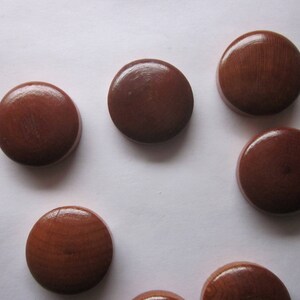 Braune Holz Cabochons 25,5mm 4 Cabochons
