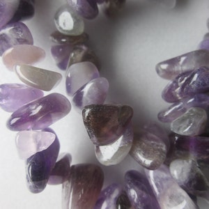 Amethyst Natural Chip Beads 8-14mm Chunky Nugget 24 Beads image 1