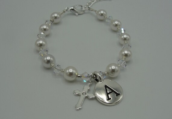 girls communion bracelet