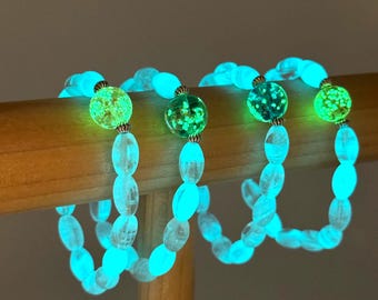 Glow in the Dark Bracelets, Stretch Glow in the Dark Bracelet,  Glow in the Dark Bracelets Adults and Kids