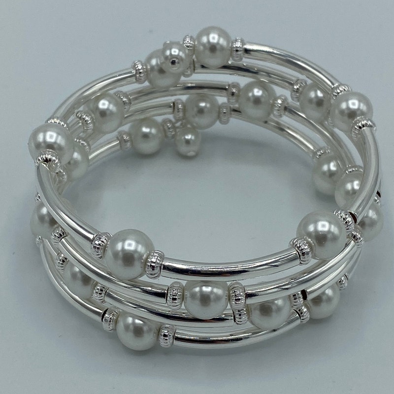 Pearl Easy Clasp Bracelet Etsy