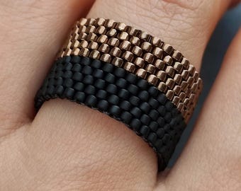 PDF-handleiding - Peyote-ring met kralen