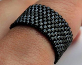 PDF-handleiding - Peyote-ring met kralen