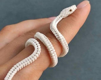 PDF tutorial - Beaded Snake ring