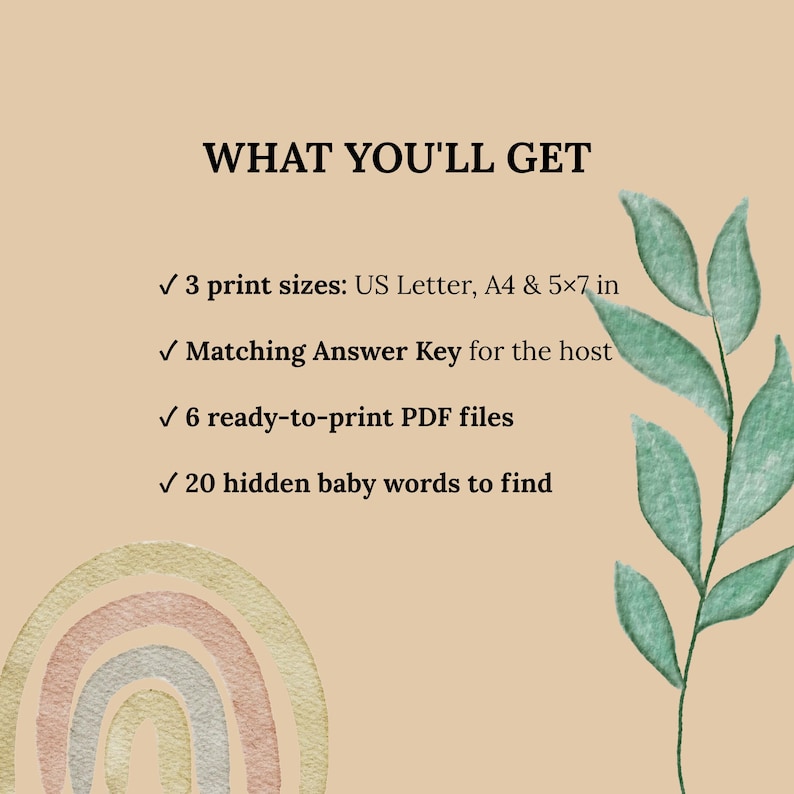 Baby Shower Word Scramble Game | Printable Baby Shower Games | Baby ...