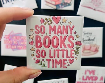 So Many Books Magnet | Bookish Gift