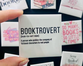 Booktrovert Magnet | Bookish Gift