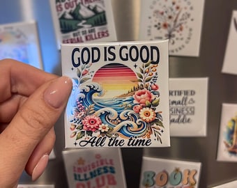 God Is Good Fridge Magnet | Inspirational Decor