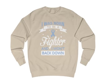 Periwinkle Ribbon Awareness Sweatshirt Eating Disorders, Acid Reflux, IBS Support Motivational Sweater Fundraiser Merch, Surviour GIft