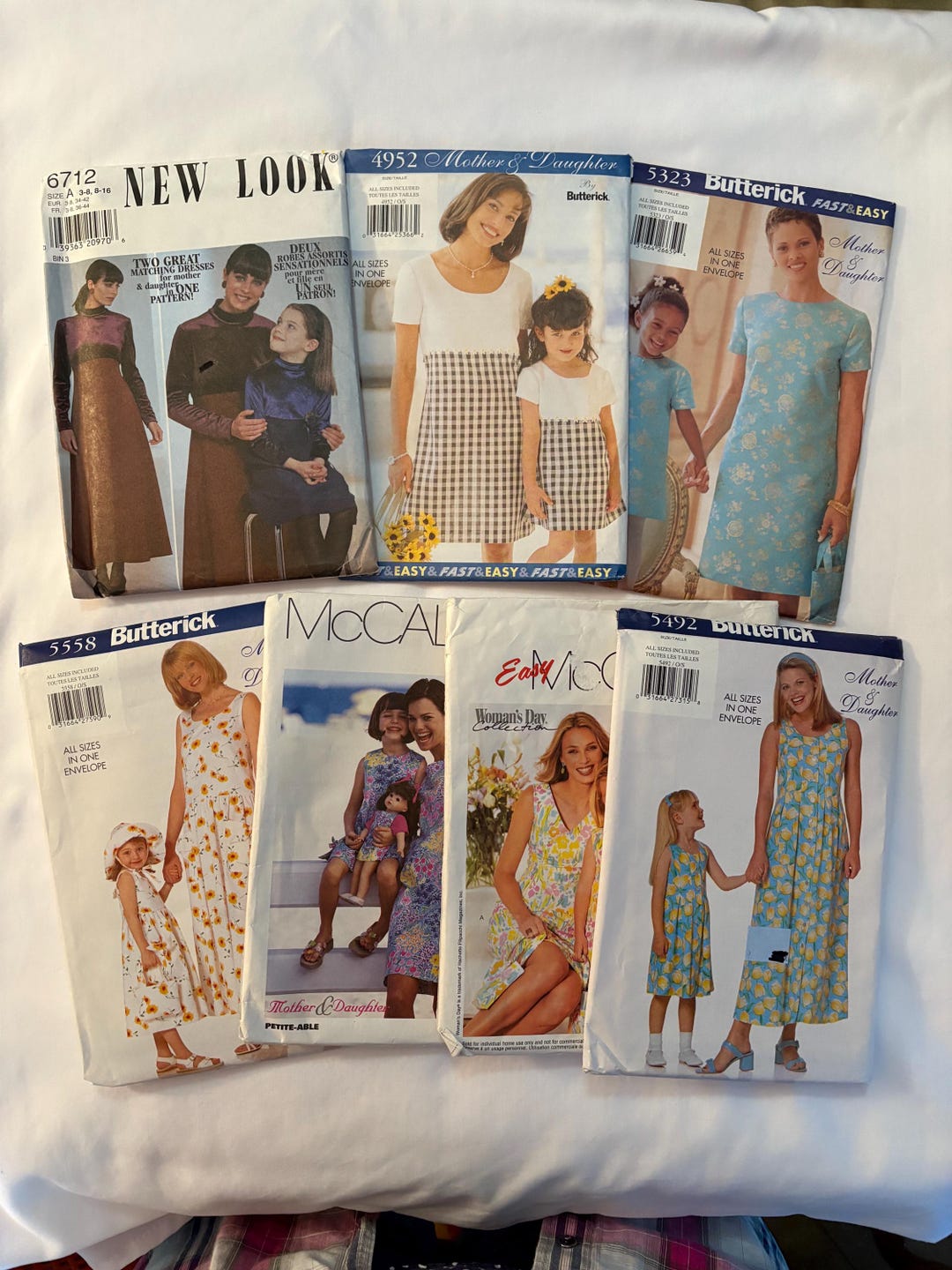 Mother & Daughter Matching Dresses Sewing Patterns ~ Mccall’s ...