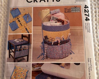 McCall's Crafts Sewing Pattern 4274: Fat Quarter Sewing Accessories - UNCUT