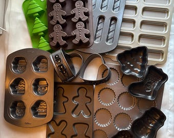 Assorted Bakeware Molds – Wilton, Nordic Ware, Williams Sonoma, Drommar - Choice