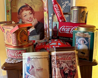 Coca-Cola Collectible Tins Galore ~ Vintage and Newer ~ Choice