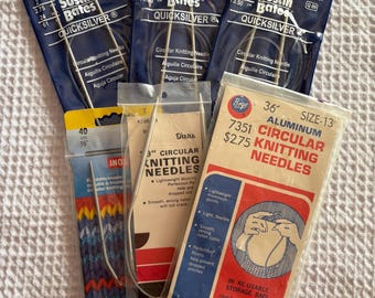 Circular Knitting Needles in various sizes ~ Choice