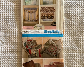 Home Decorating Sewing Patterns ~ Windows, Pillows, Kitchen, Bedroom ~ UNCUT  ~ Choice