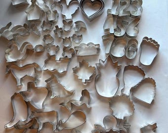 More Metal Cookie Cutters – Ocean, Western, Spring, Numbers, Christmas, Animals, Shapes ~ Choice