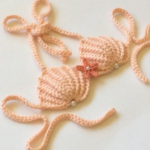 Crochet seashell mermaid costume top, shell bikini top,peach/mango crochet baby mermaid bikini bra,5 sizes, tutu top photo shoot,0-18 months