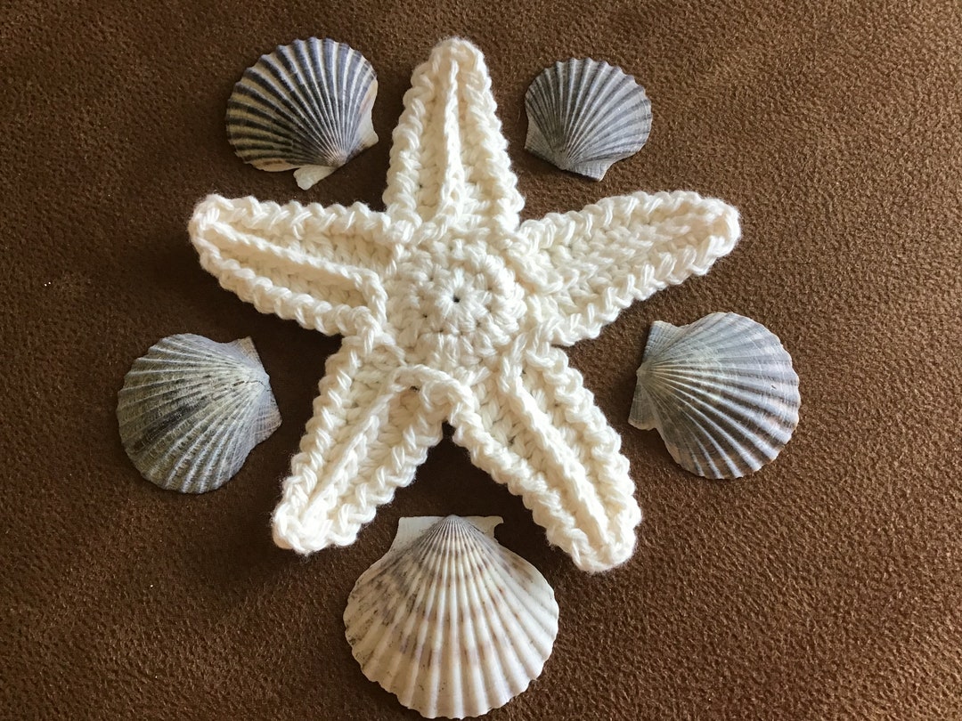 PATRÓN DE ESTRELLA DE MAR DE GANCHILLO PDF, solo