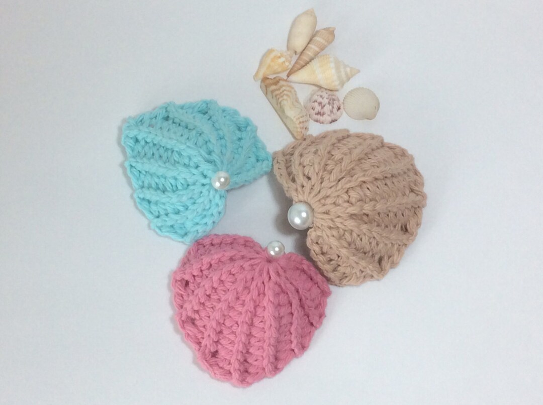 CROCHET Seashell PATTERN Pdf,seashell Appliqué,textured Seashell,ocean ...