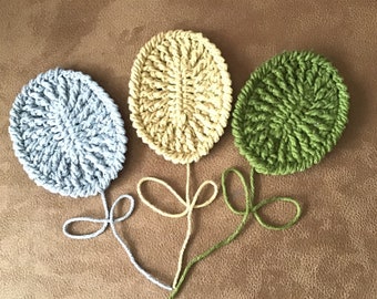 Crochet PATTERN PDF, soap leaves, soap dish,Fall leaves,cotton soap saver,Easter egg applique,cotton loofah,coasters