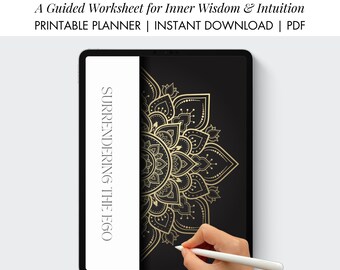 Surrendering the Ego | Printable Planner PDF | Instant Download