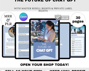 KI & ChatGPT eBook Canva Template - Resell Right (PLR)