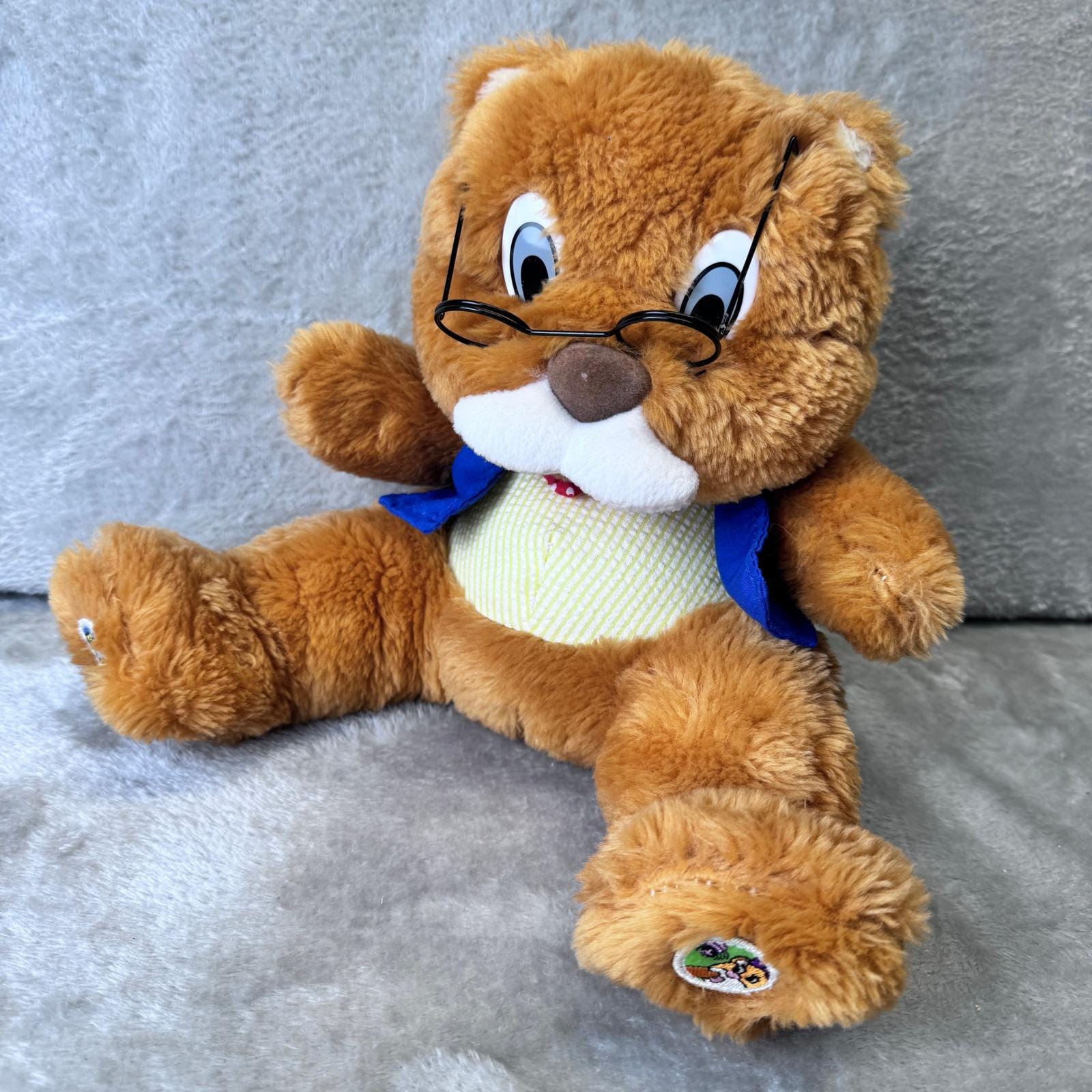 Ancien Ours En Peluche Parleur – Vintage – Bon état