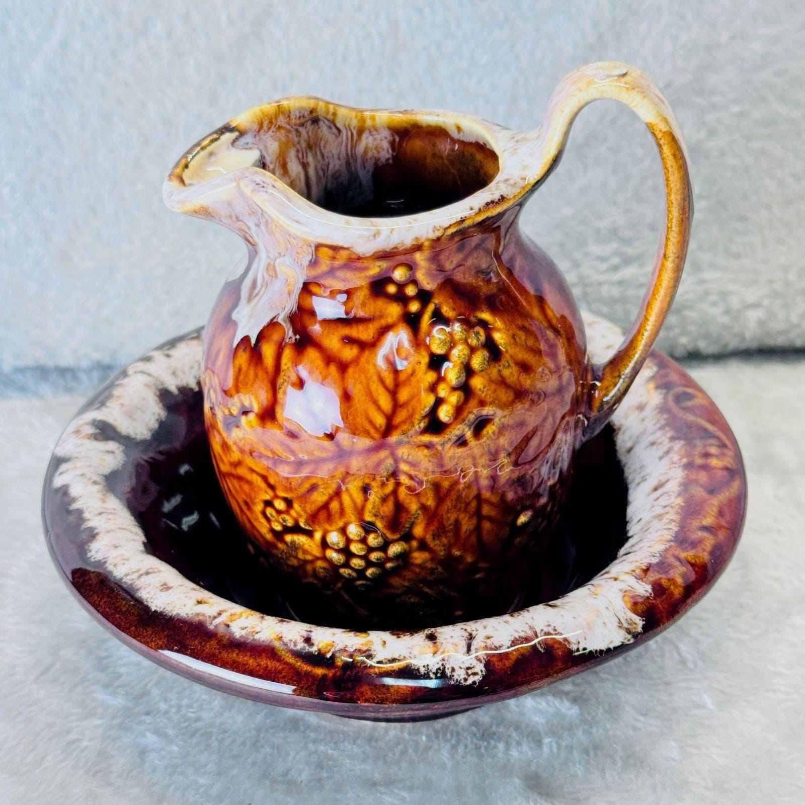 Vintage Basin and Pitcher - Etsy
