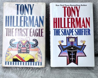 Lote de libros de tapa dura de Tony Hillerman La primera águila El cambiaformas Navajo