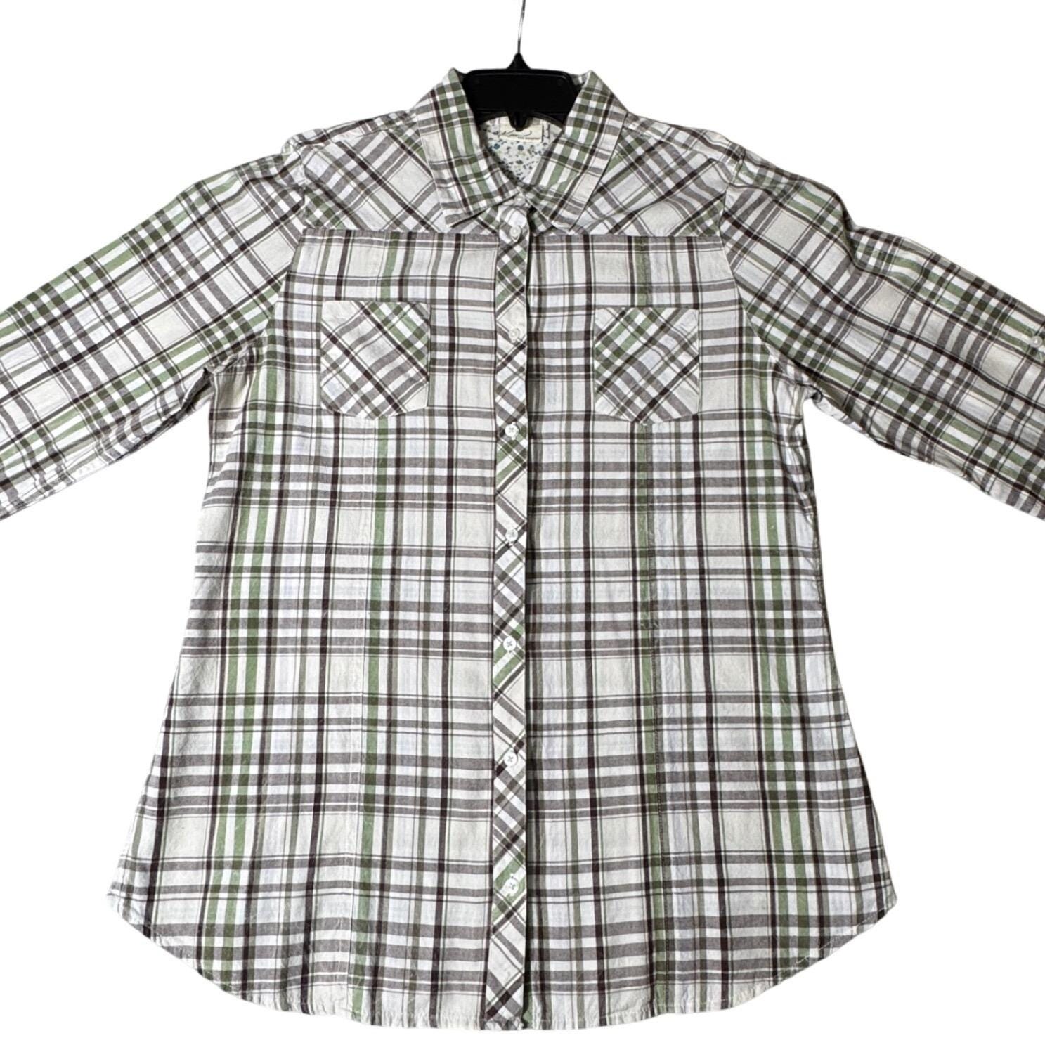 Chemisier Bleu Kim Rogers Taille Petite (PL) - Occasion Très Bon état, Col Classique, Style Décontracté Chic