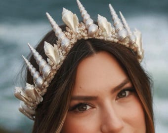 La Jolla Mermaid Crown in Pearl