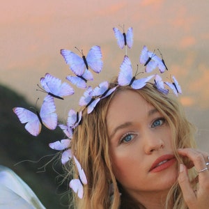 Heart of Amethyst Butterfly Crown imagem 2