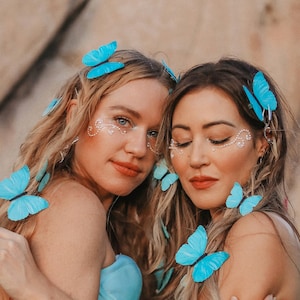 Legends of the Desert Moon Butterfly Hair Clips - Ready to Ship