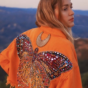 Bloom Butterfly Jacket  - Upcycled - Made to Order
