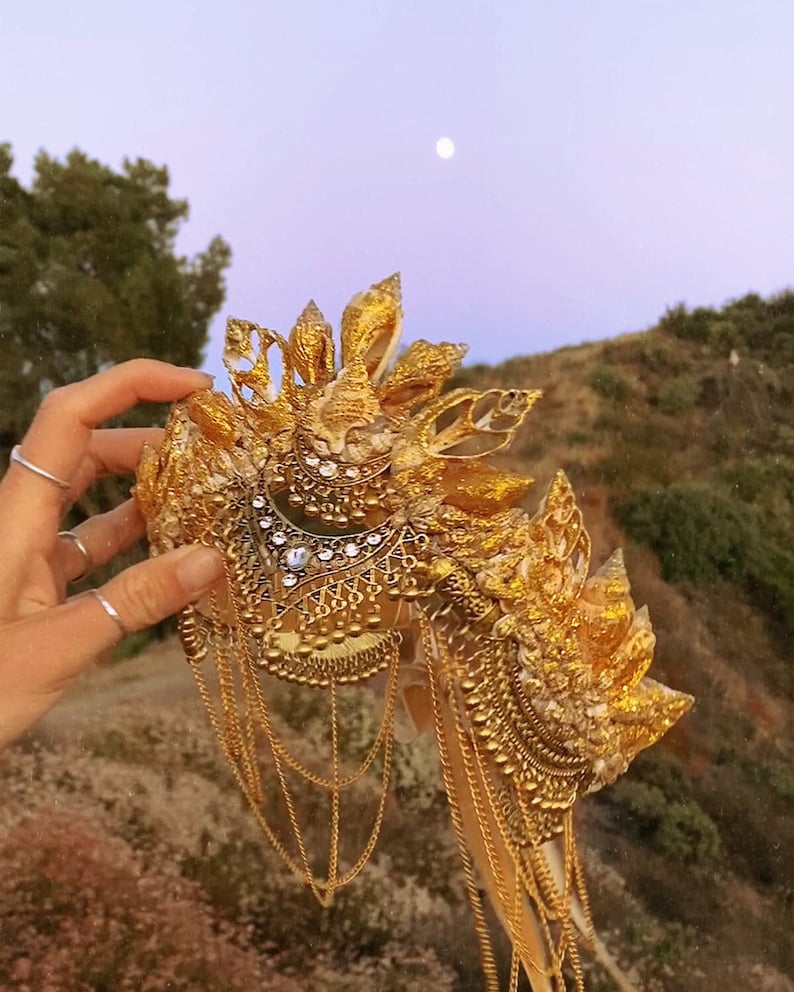 Sundream Mermaid Crown Festival Inspired Seashell Tiara image 1