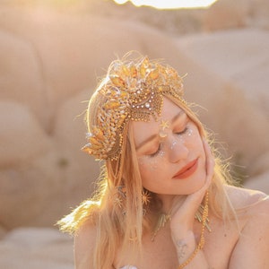 Sundream Mermaid Crown Festival Inspired Seashell Tiara image 4