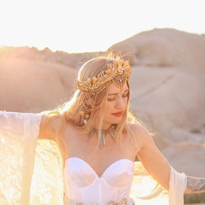 Sundream Mermaid Crown Festival Inspired Seashell Tiara image 5