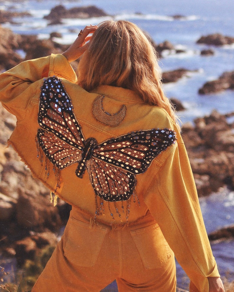 Butterfly Patch for Jacket DIY zdjęcie 1