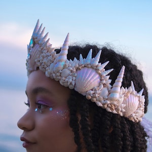 Aurora Rising Mermaid Crown image 3