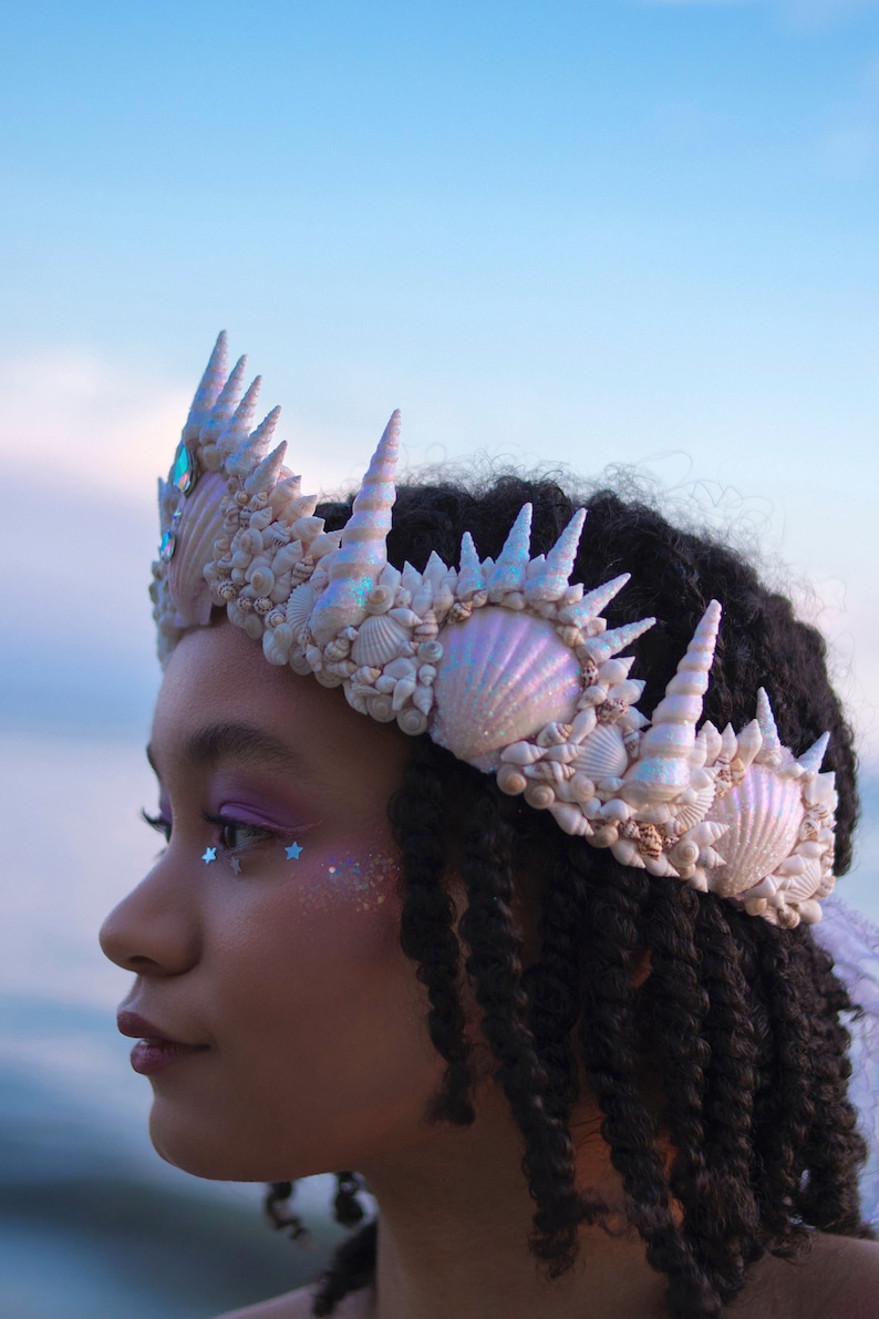 Aurora Rising Mermaid Crown image 3