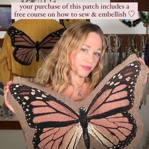 Butterfly Patch for Jacket DIY image 3