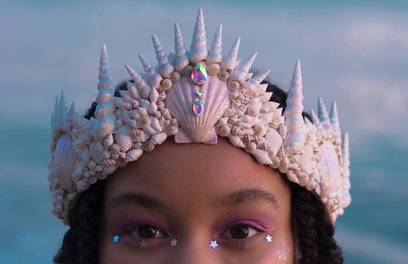 Aurora Rising Mermaid Crown image 1