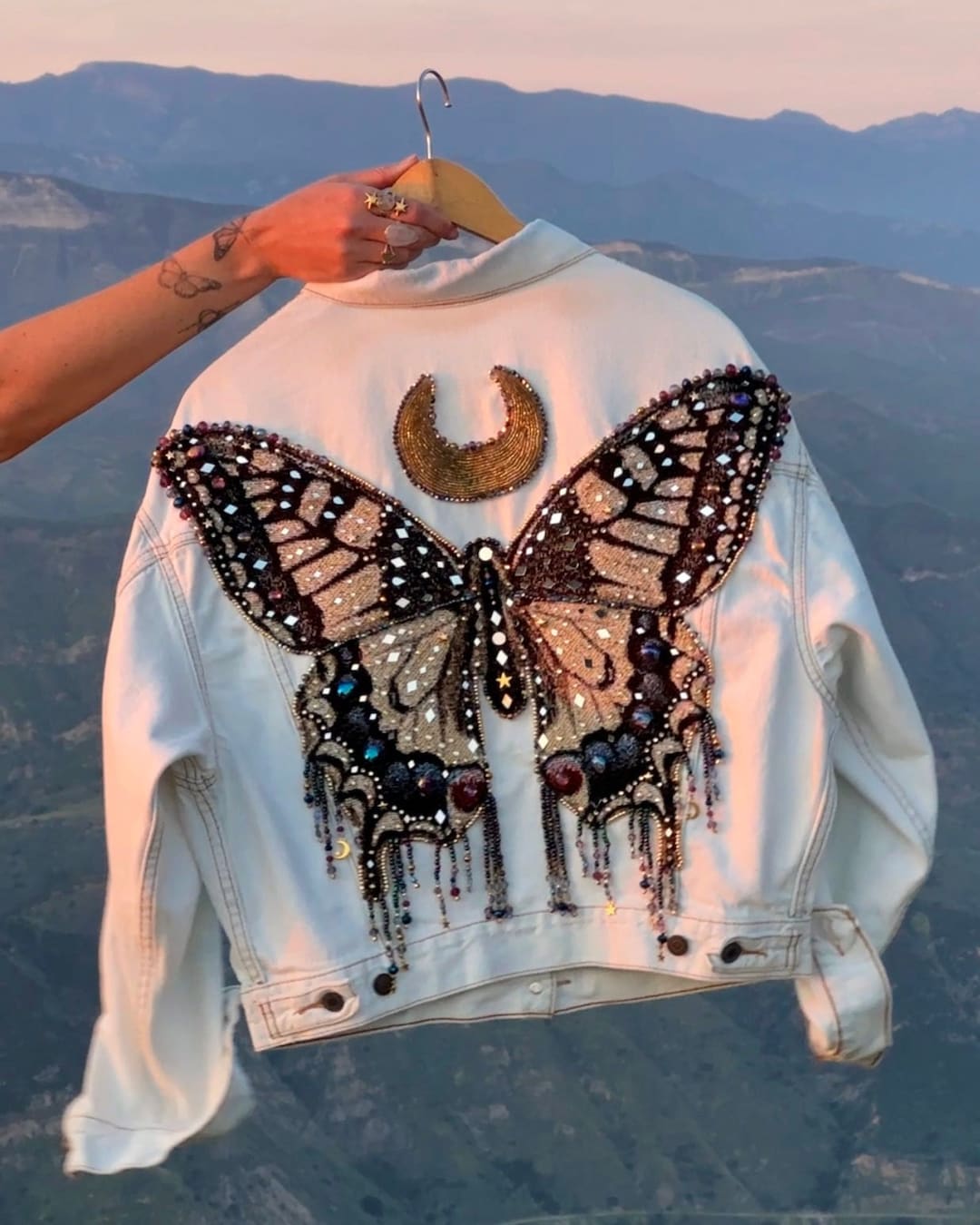 Camino Cielo Butterfly Jacket - Made to Order - Upcycled - Etsy Canada