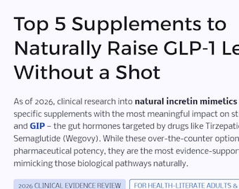 Natural GLP-1 Booster Guide | Written by a Registered Dietitian