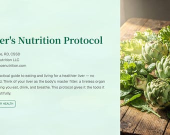 Liver Cleanse and Nutrition Guide | Written by a Registered Dietitian and Board-Certified Specialist