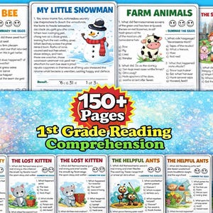 First Grade Reading Comprehension Worksheets for Kids | Printable Educational Resources | Reading page | Toddler Curriculum