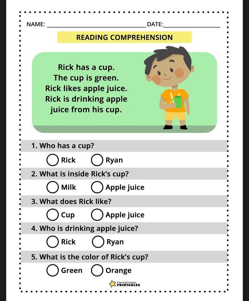 mcqs for kids