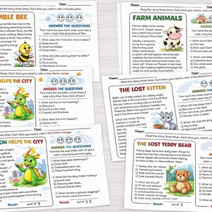 1st grade reading comprehension