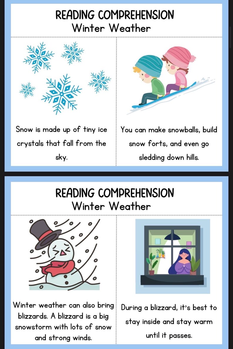 reading activity for kids